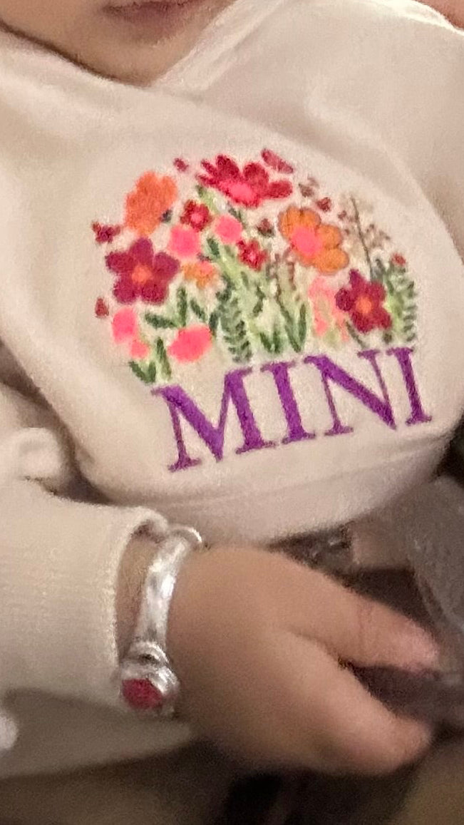 Mini Wildflower Hoodie for Toddler 12-18 Months | Cute Baby Hoodie