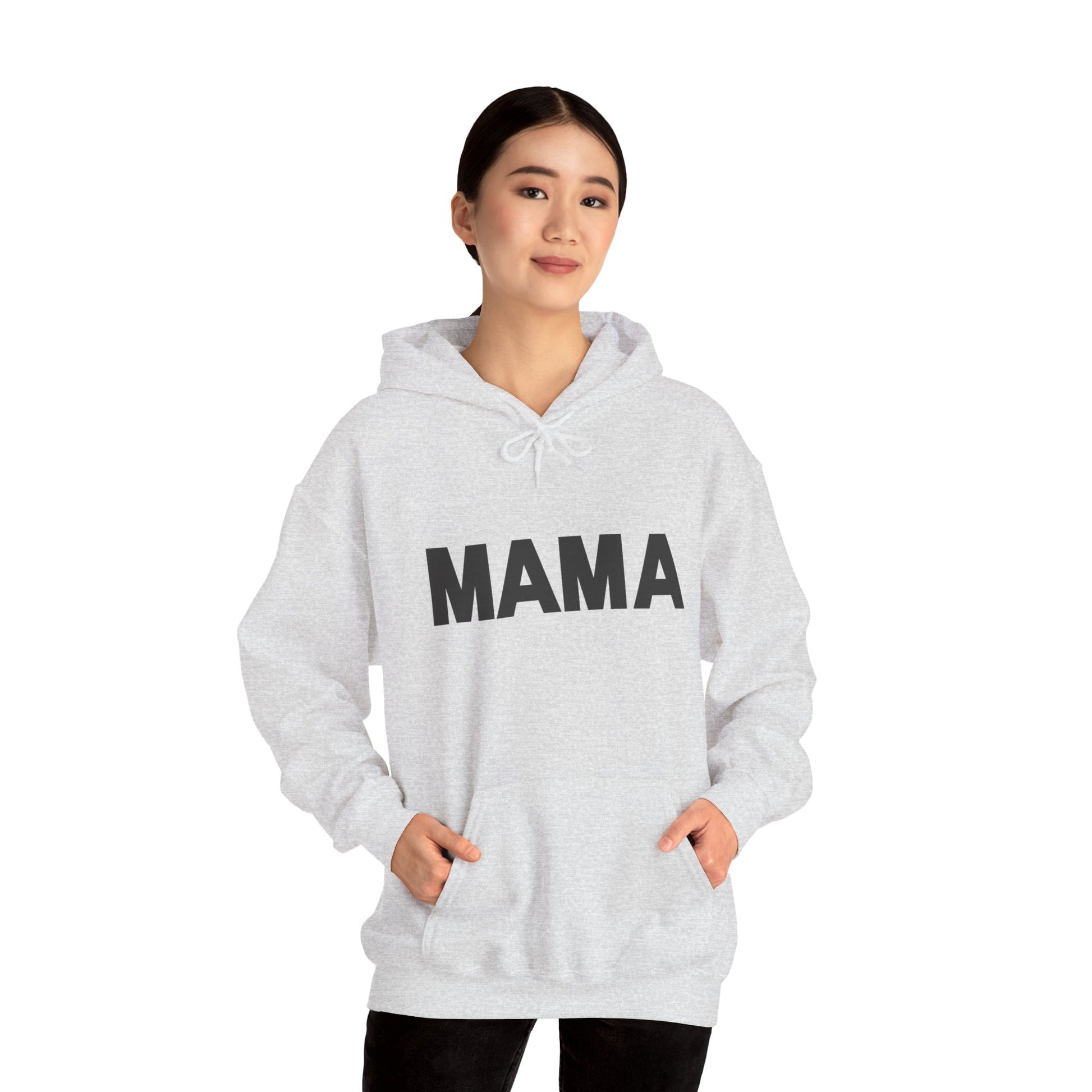 Mama Relax and Drink Your Tea Unisex Hoodie, Funny Quote Sweatshirt for New Moms, Baby Showers, Tealover Gift, Mama Sleeping Design
