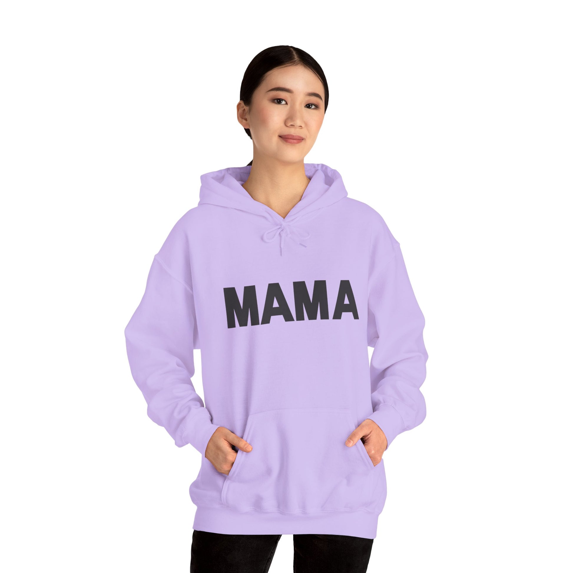 Mama Relax and Drink Your Tea Unisex Hoodie, Funny Quote Sweatshirt for New Moms, Baby Showers, Tealover Gift, Mama Sleeping Design