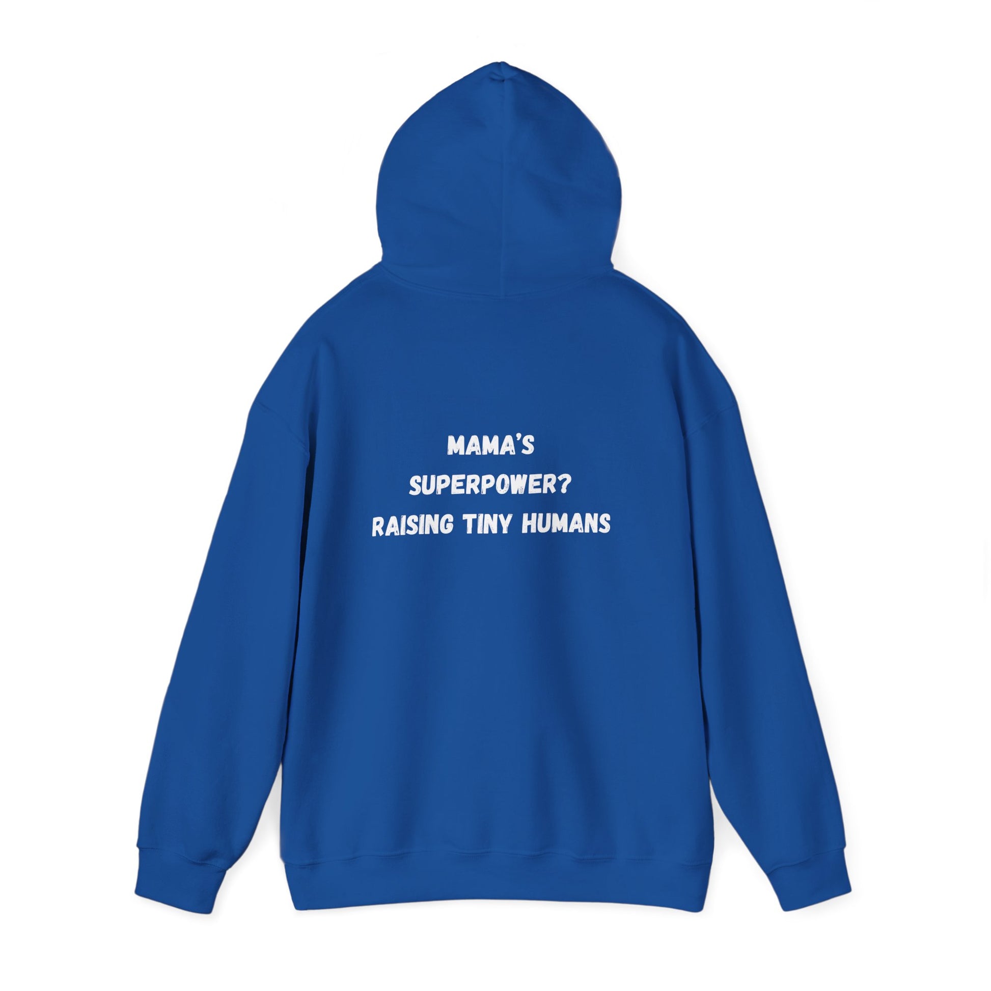 Mama Superpower Hoodie  Raising Tiny Humans Personalized New Mom Sweatshirt Custom printed Gift for Moms Motherhood Hoodie