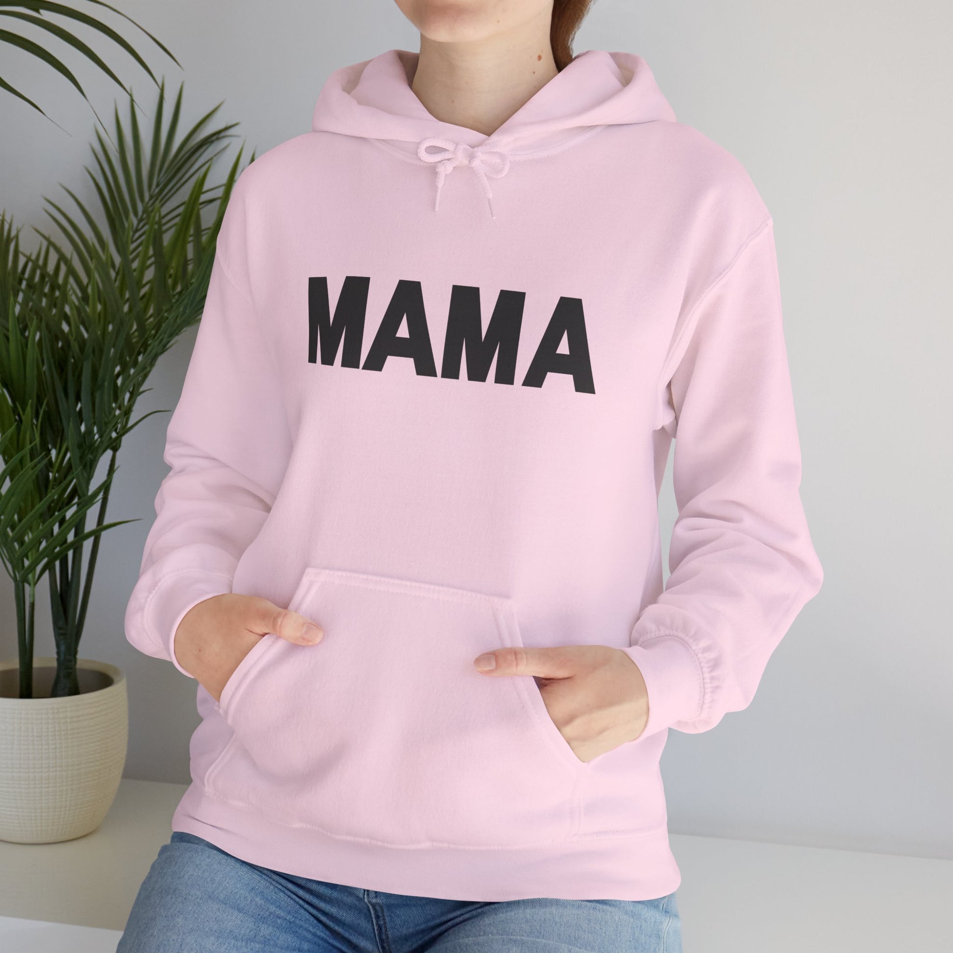 Mama Relax and Drink Your Tea Unisex Hoodie, Funny Quote Sweatshirt for New Moms, Baby Showers, Tealover Gift, Mama Sleeping Design