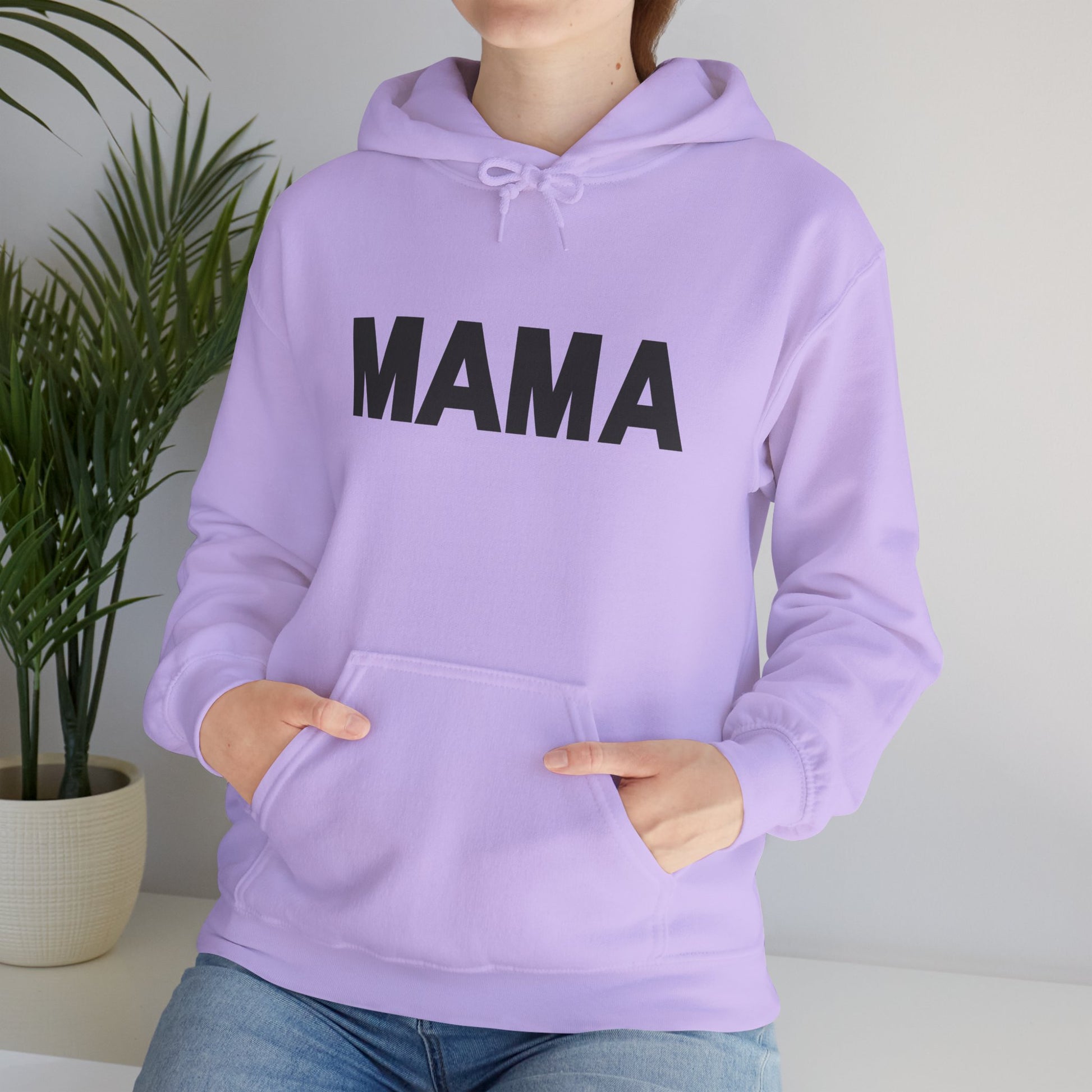 Mama Relax and Drink Your Tea Unisex Hoodie, Funny Quote Sweatshirt for New Moms, Baby Showers, Tealover Gift, Mama Sleeping Design
