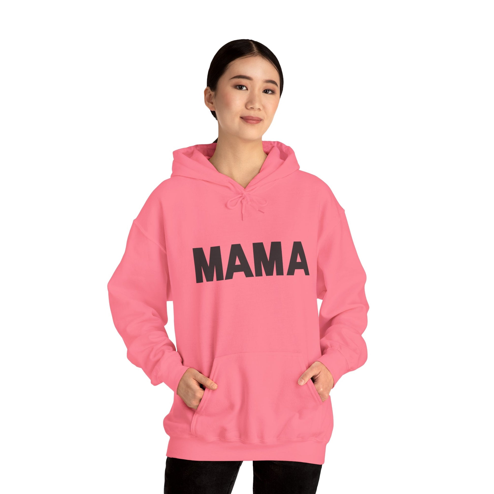 Mama Relax and Drink Your Tea Unisex Hoodie, Funny Quote Sweatshirt for New Moms, Baby Showers, Tealover Gift, Mama Sleeping Design