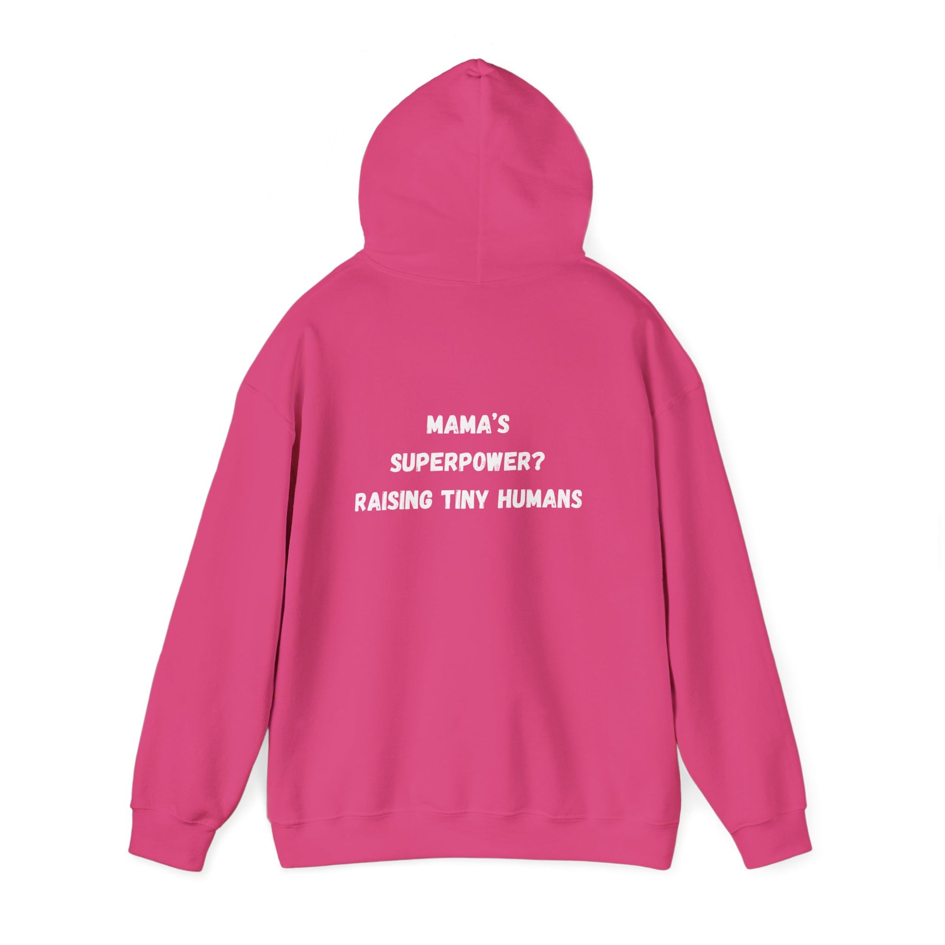 Mama Superpower Hoodie  Raising Tiny Humans Personalized New Mom Sweatshirt Custom printed Gift for Moms Motherhood Hoodie