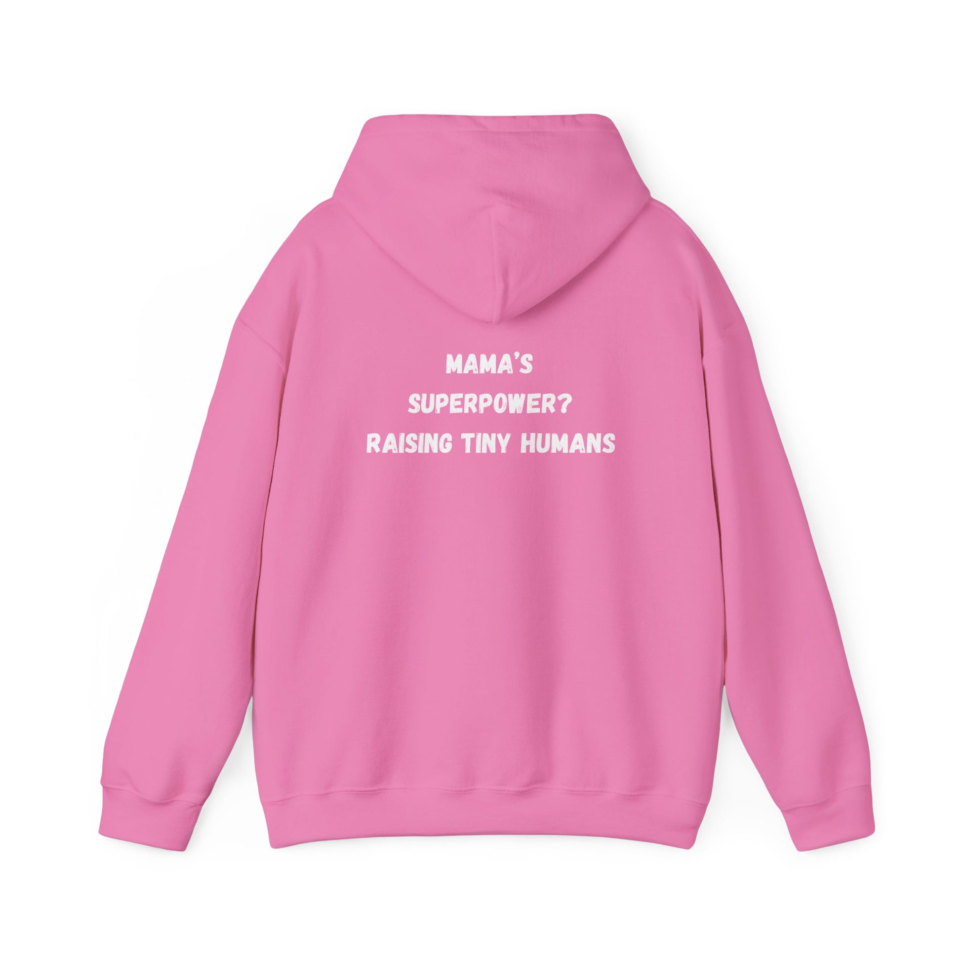 Mama Superpower Hoodie  Raising Tiny Humans Personalized New Mom Sweatshirt Custom printed Gift for Moms Motherhood Hoodie