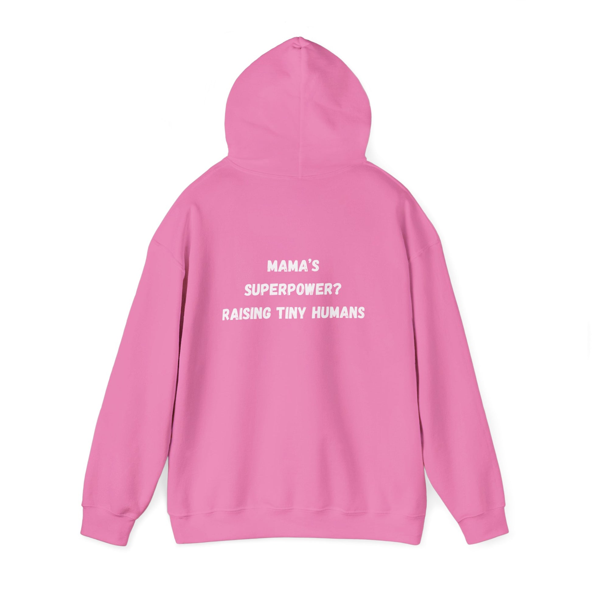 Mama Superpower Hoodie  Raising Tiny Humans Personalized New Mom Sweatshirt Custom printed Gift for Moms Motherhood Hoodie