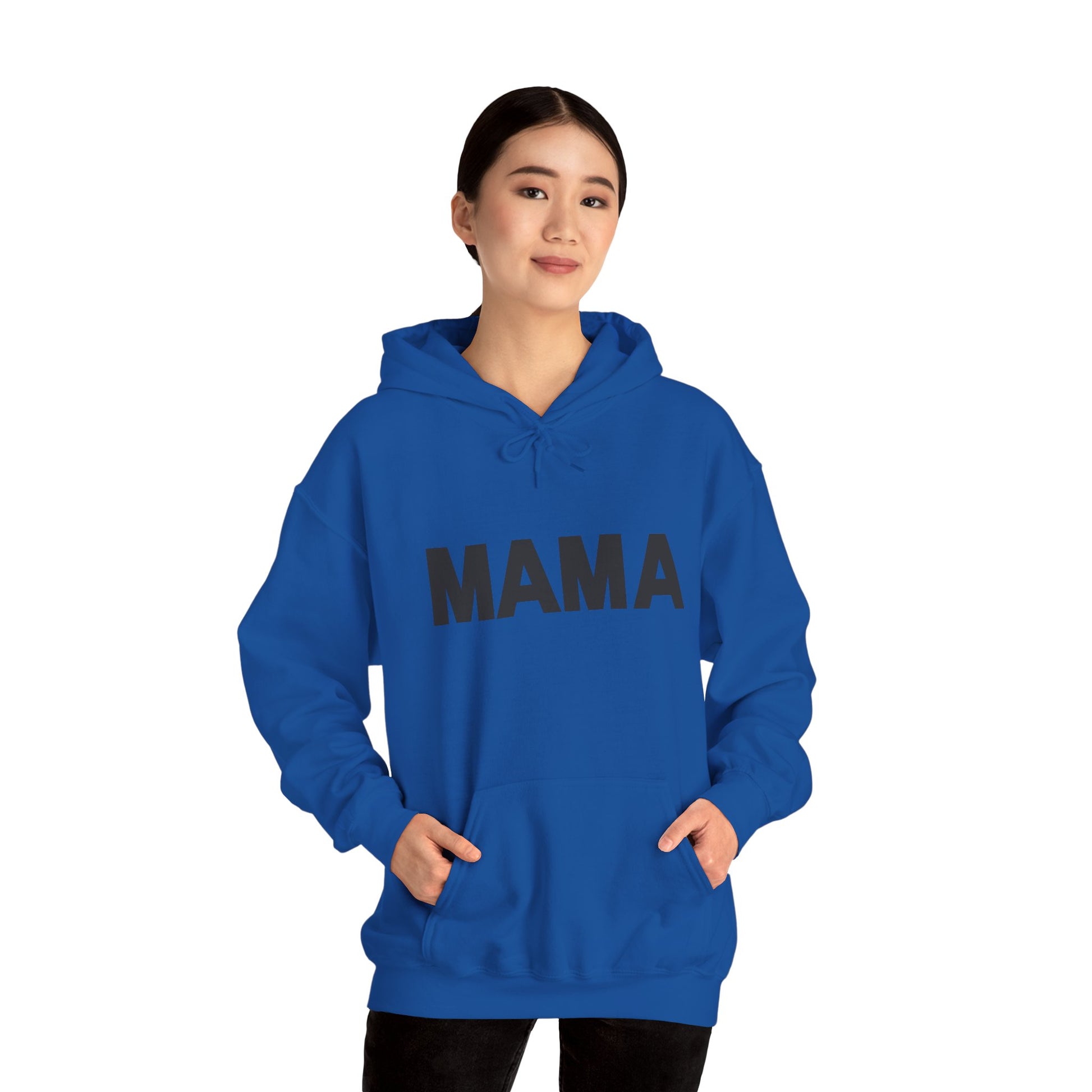Mama Relax and Drink Your Tea Unisex Hoodie, Funny Quote Sweatshirt for New Moms, Baby Showers, Tealover Gift, Mama Sleeping Design