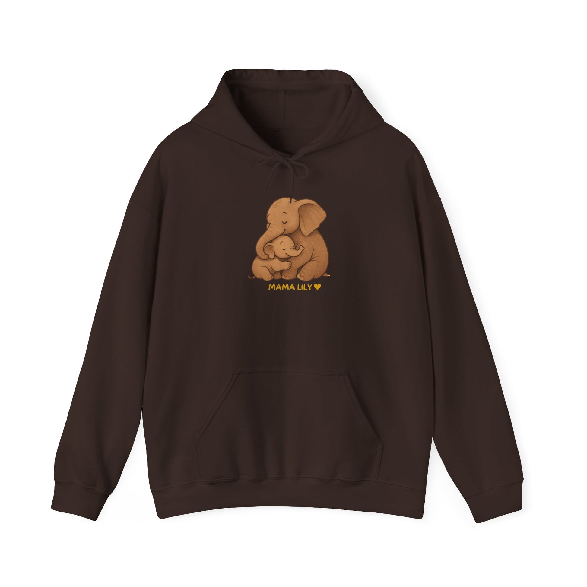 Mama You Are Enough Today and Always Hoodie, Elephant Graphics, Unisex Sweatshirt, New Mama Gift, Postpartum Shirt, Mama Bear Apparel