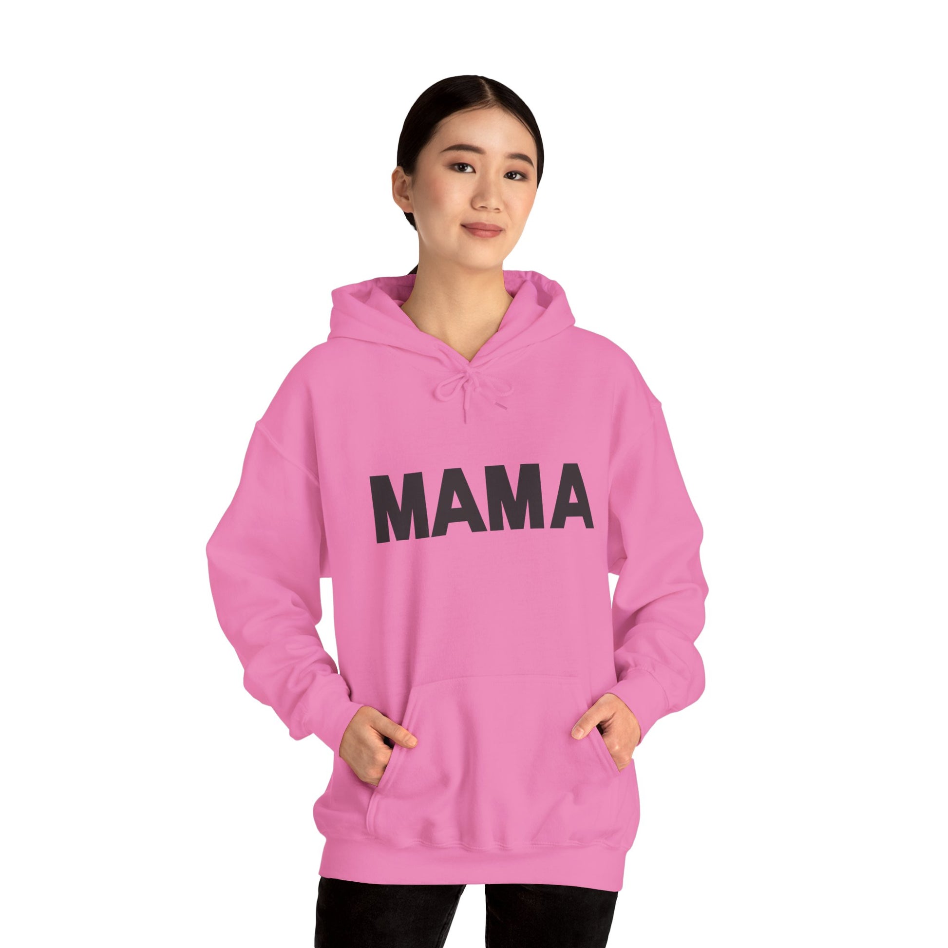 Mama Relax and Drink Your Tea Unisex Hoodie, Funny Quote Sweatshirt for New Moms, Baby Showers, Tealover Gift, Mama Sleeping Design