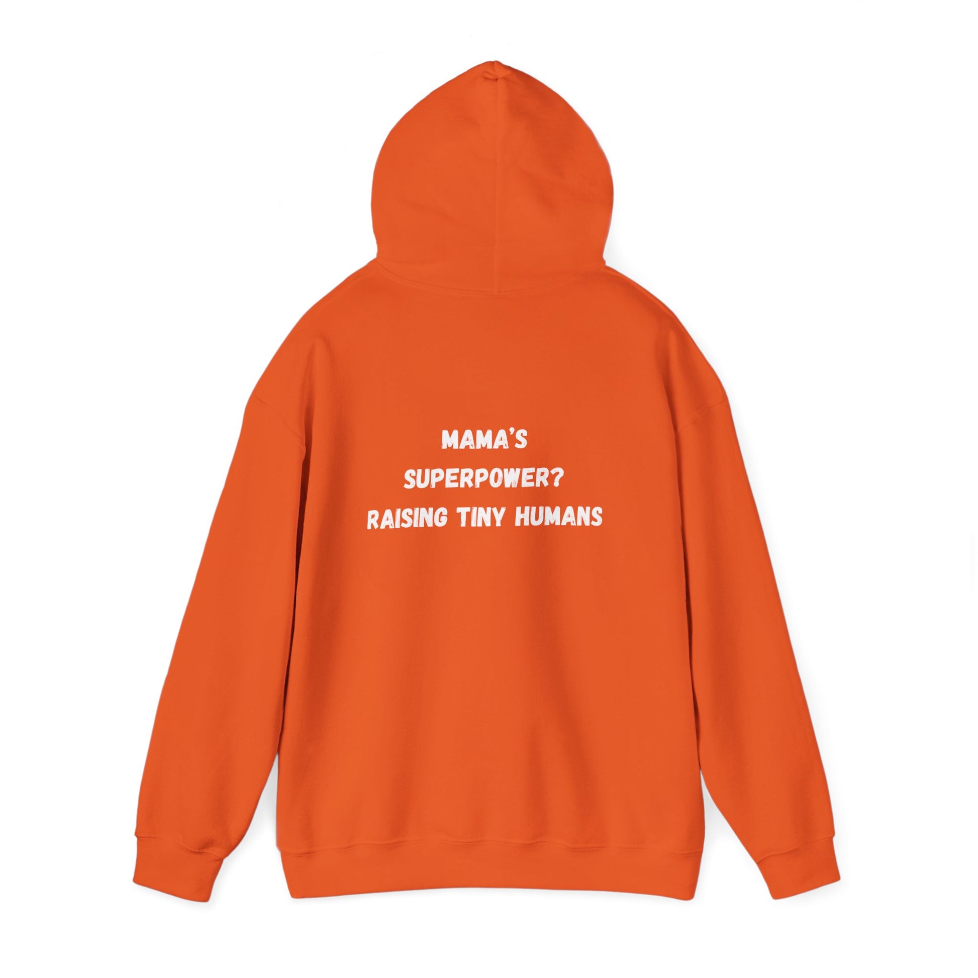 Mama Superpower Hoodie  Raising Tiny Humans Personalized New Mom Sweatshirt Custom printed Gift for Moms Motherhood Hoodie