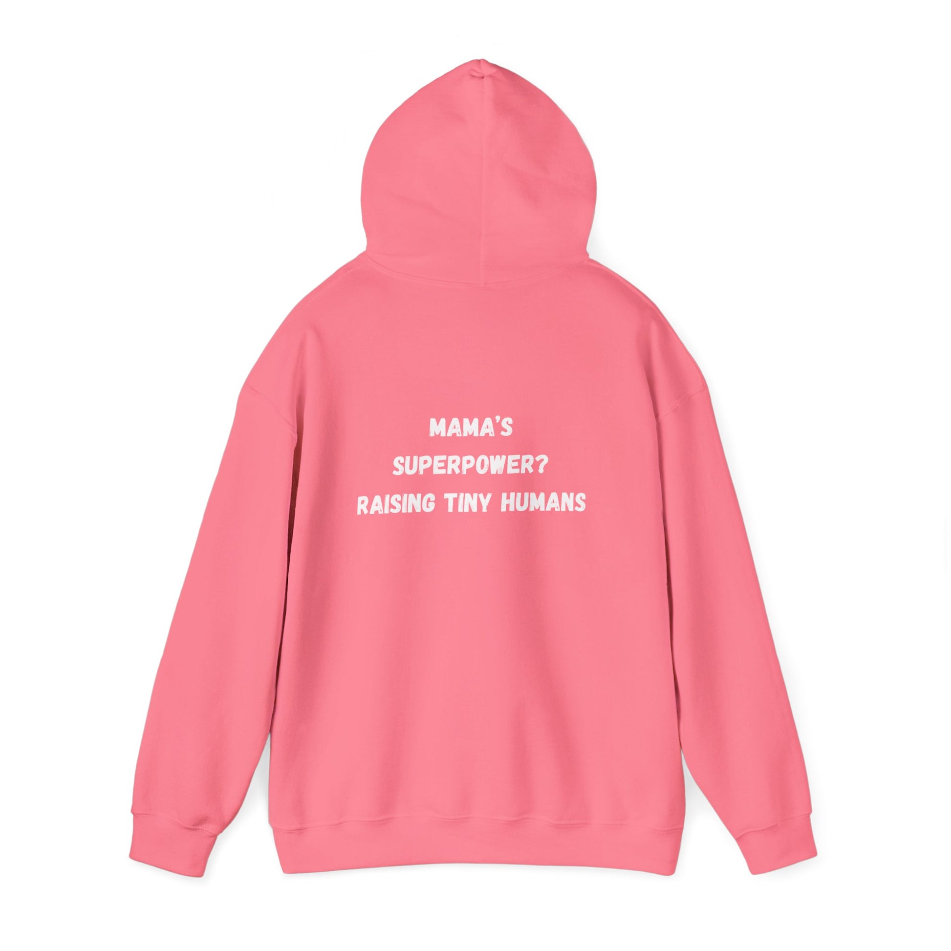 Mama Superpower Hoodie  Raising Tiny Humans Personalized New Mom Sweatshirt Custom printed Gift for Moms Motherhood Hoodie