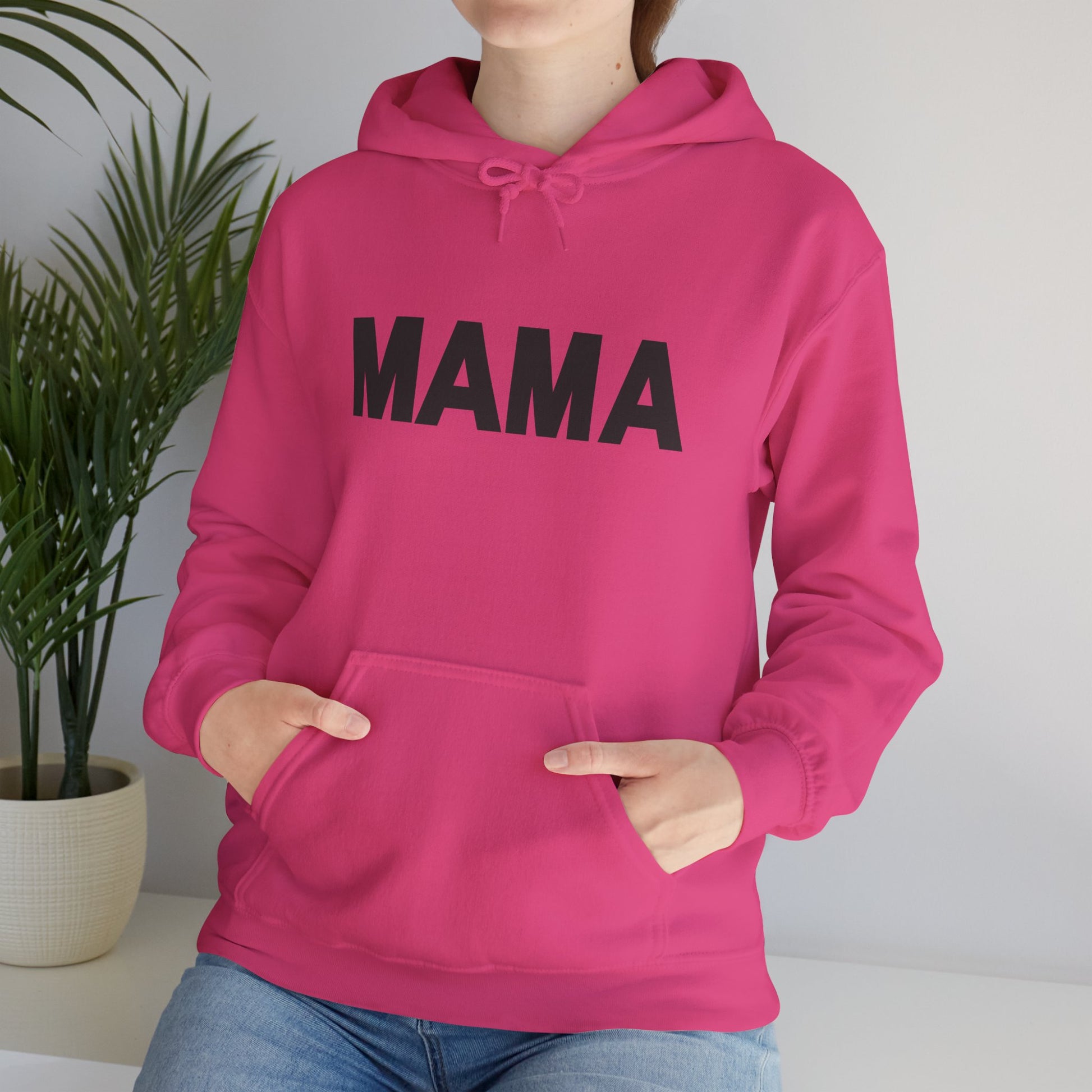 Mama Relax and Drink Your Tea Unisex Hoodie, Funny Quote Sweatshirt for New Moms, Baby Showers, Tealover Gift, Mama Sleeping Design