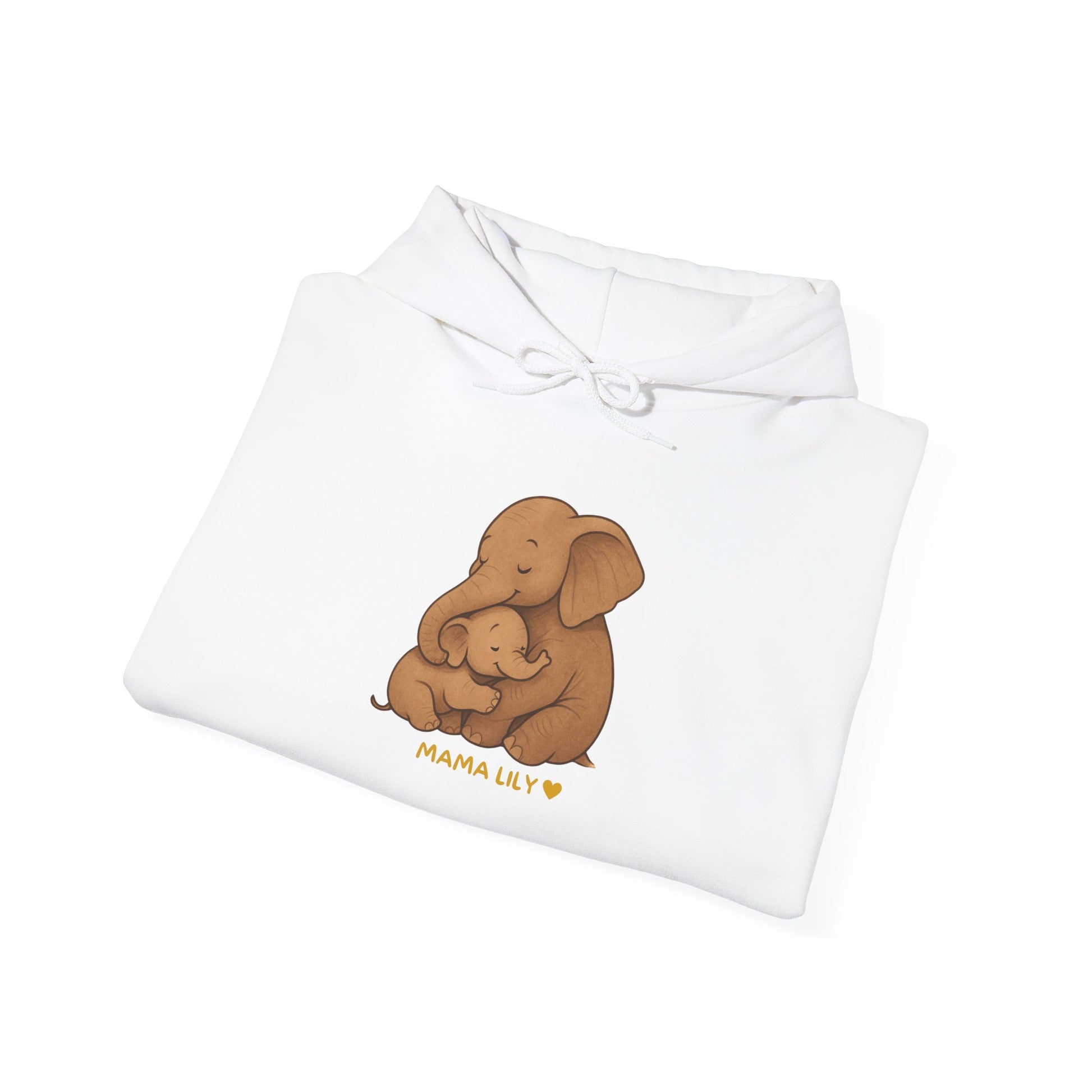 Mama You Are Enough Today and Always Hoodie, Elephant Graphics, Unisex Sweatshirt, New Mama Gift, Postpartum Shirt, Mama Bear Apparel