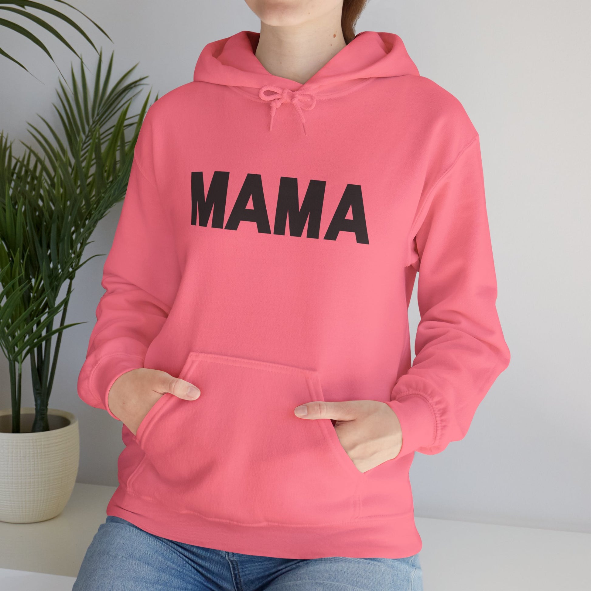 Mama Relax and Drink Your Tea Unisex Hoodie, Funny Quote Sweatshirt for New Moms, Baby Showers, Tealover Gift, Mama Sleeping Design