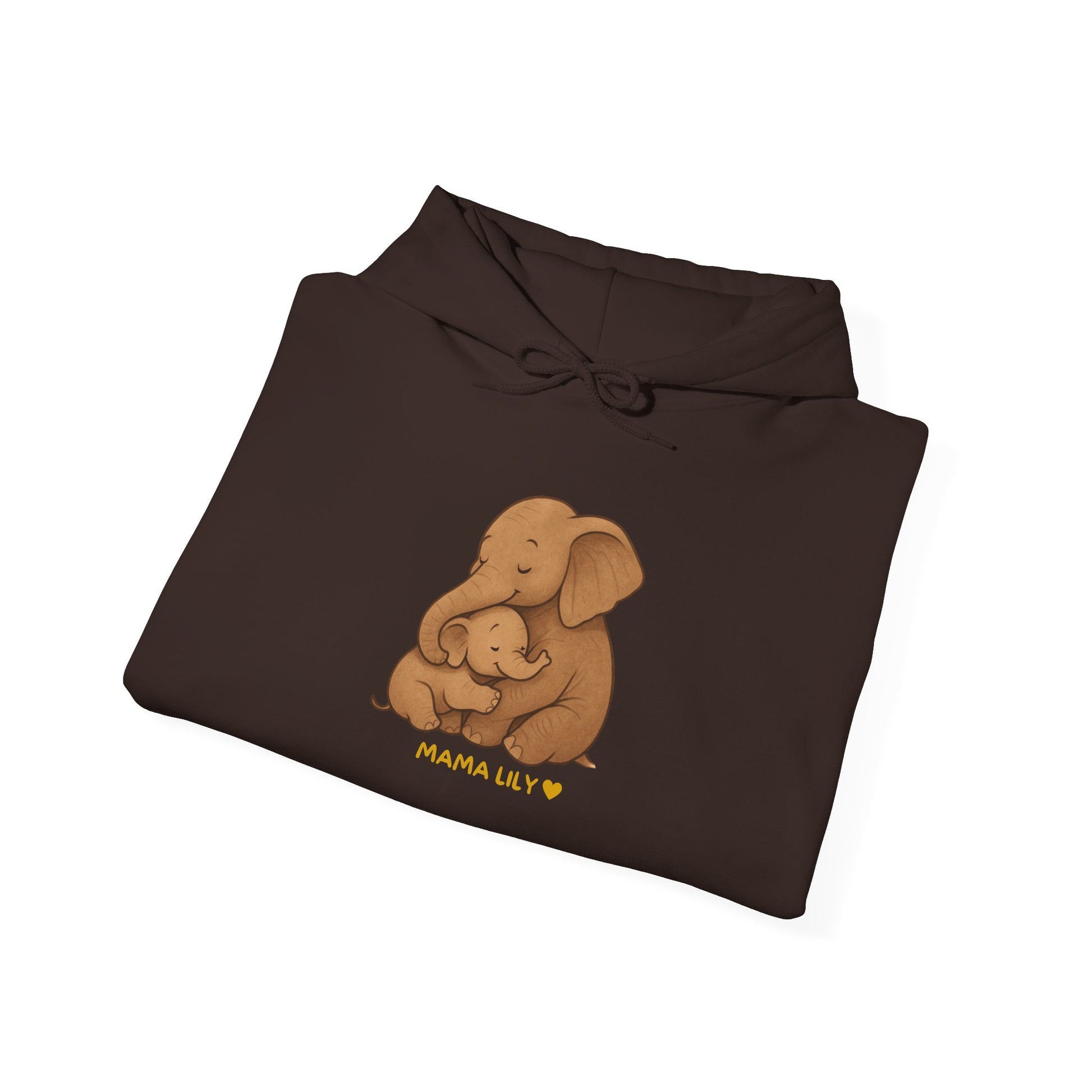 Mama You Are Enough Today and Always Hoodie, Elephant Graphics, Unisex Sweatshirt, New Mama Gift, Postpartum Shirt, Mama Bear Apparel