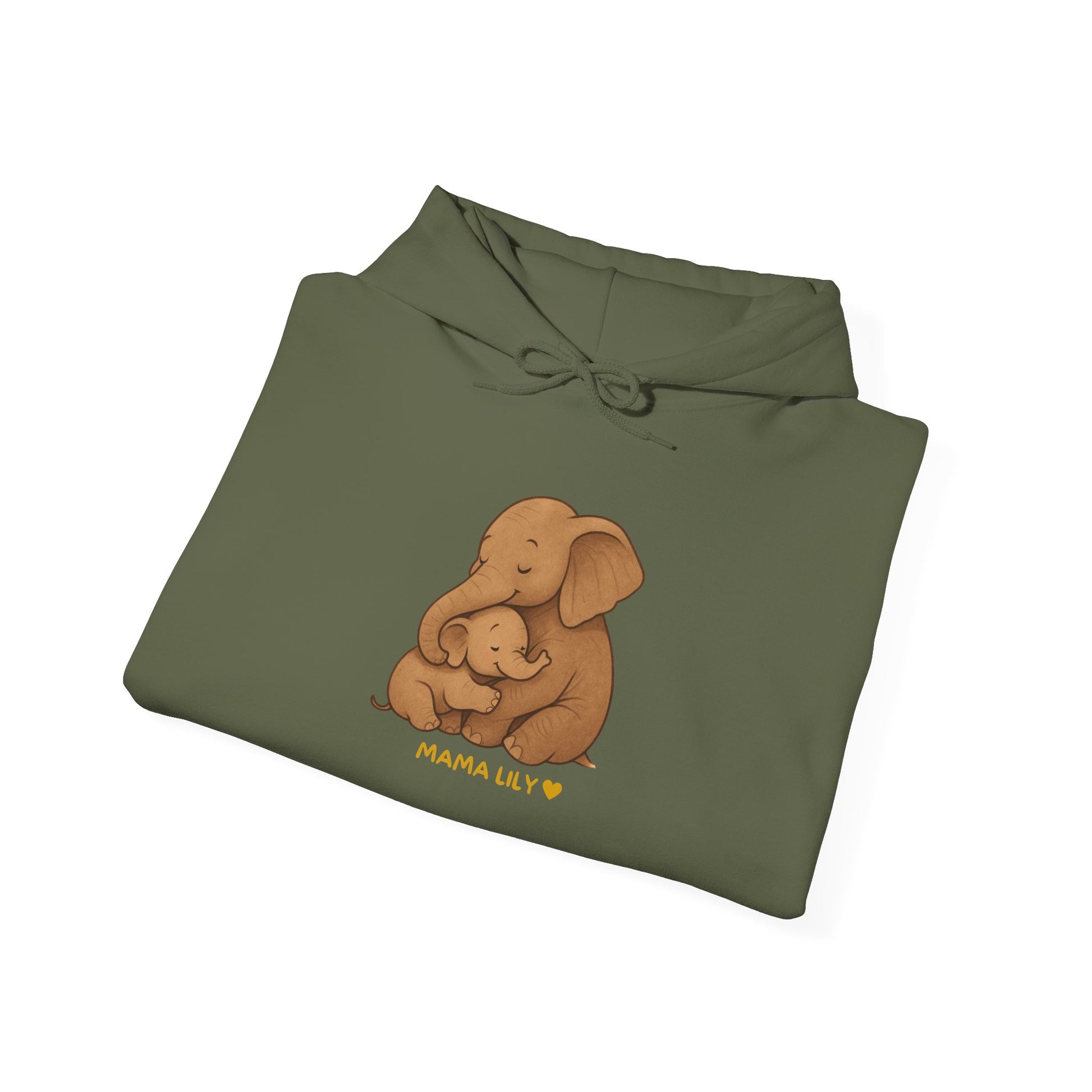 Mama You Are Enough Today and Always Hoodie, Elephant Graphics, Unisex Sweatshirt, New Mama Gift, Postpartum Shirt, Mama Bear Apparel