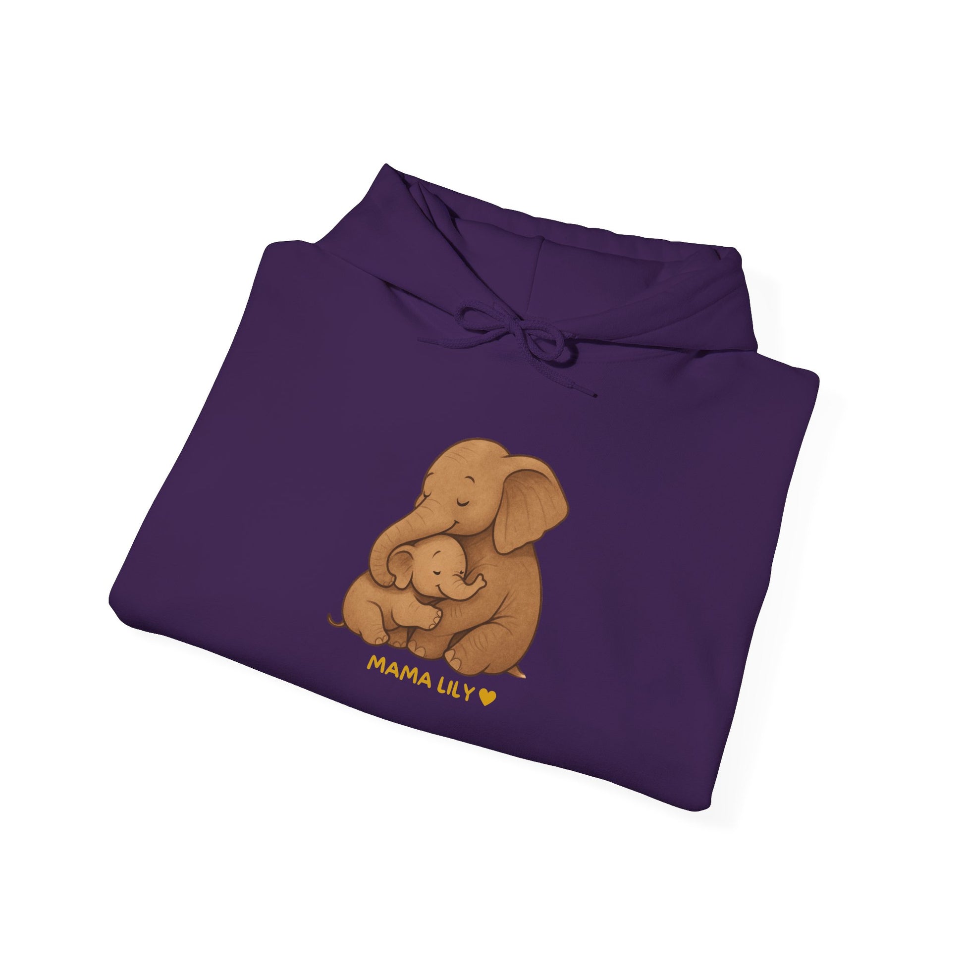 Mama You Are Enough Today and Always Hoodie, Elephant Graphics, Unisex Sweatshirt, New Mama Gift, Postpartum Shirt, Mama Bear Apparel