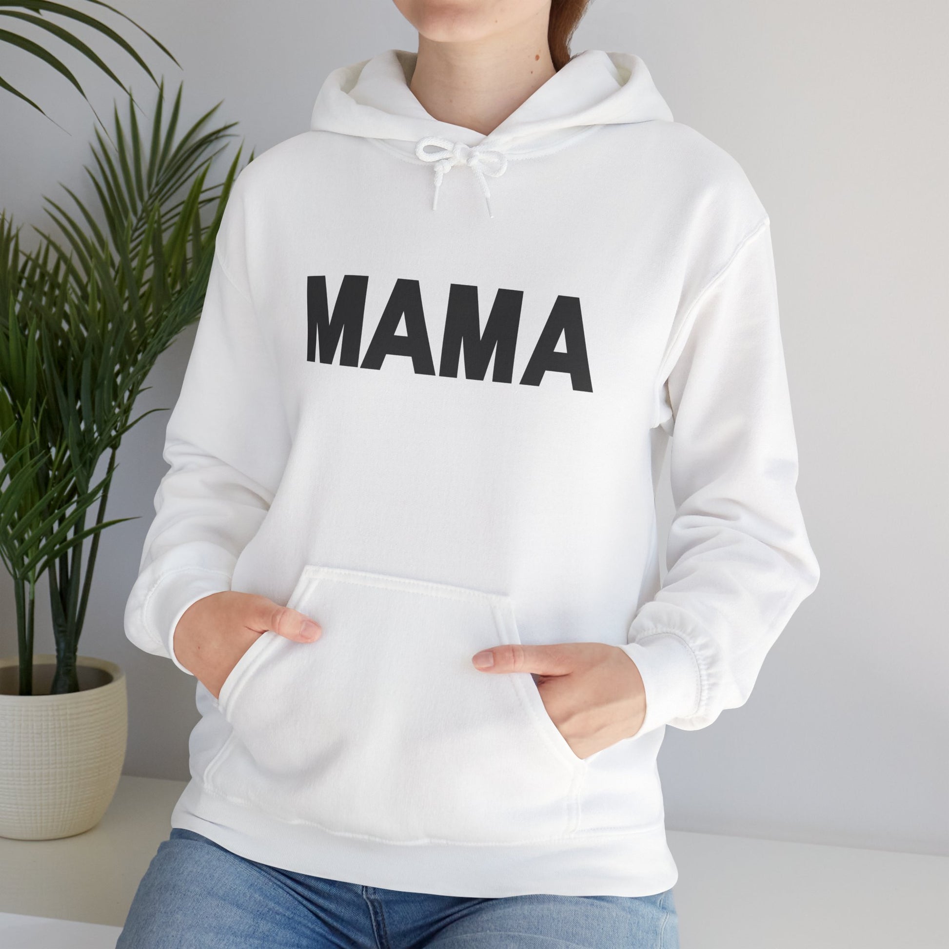 Mama Relax and Drink Your Tea Unisex Hoodie, Funny Quote Sweatshirt for New Moms, Baby Showers, Tealover Gift, Mama Sleeping Design