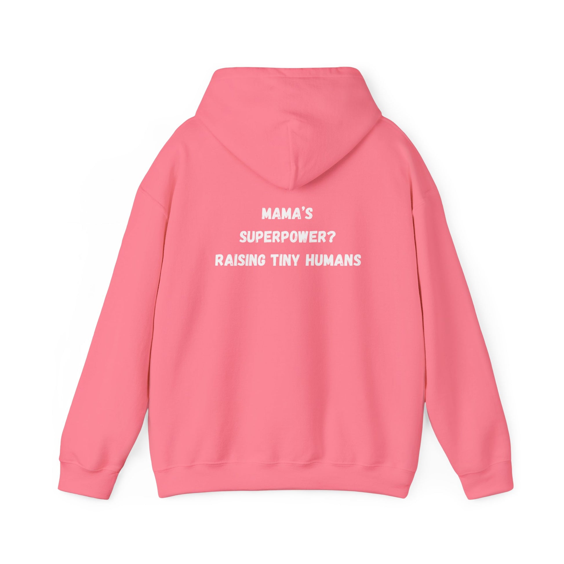 Mama Superpower Hoodie  Raising Tiny Humans Personalized New Mom Sweatshirt Custom printed Gift for Moms Motherhood Hoodie