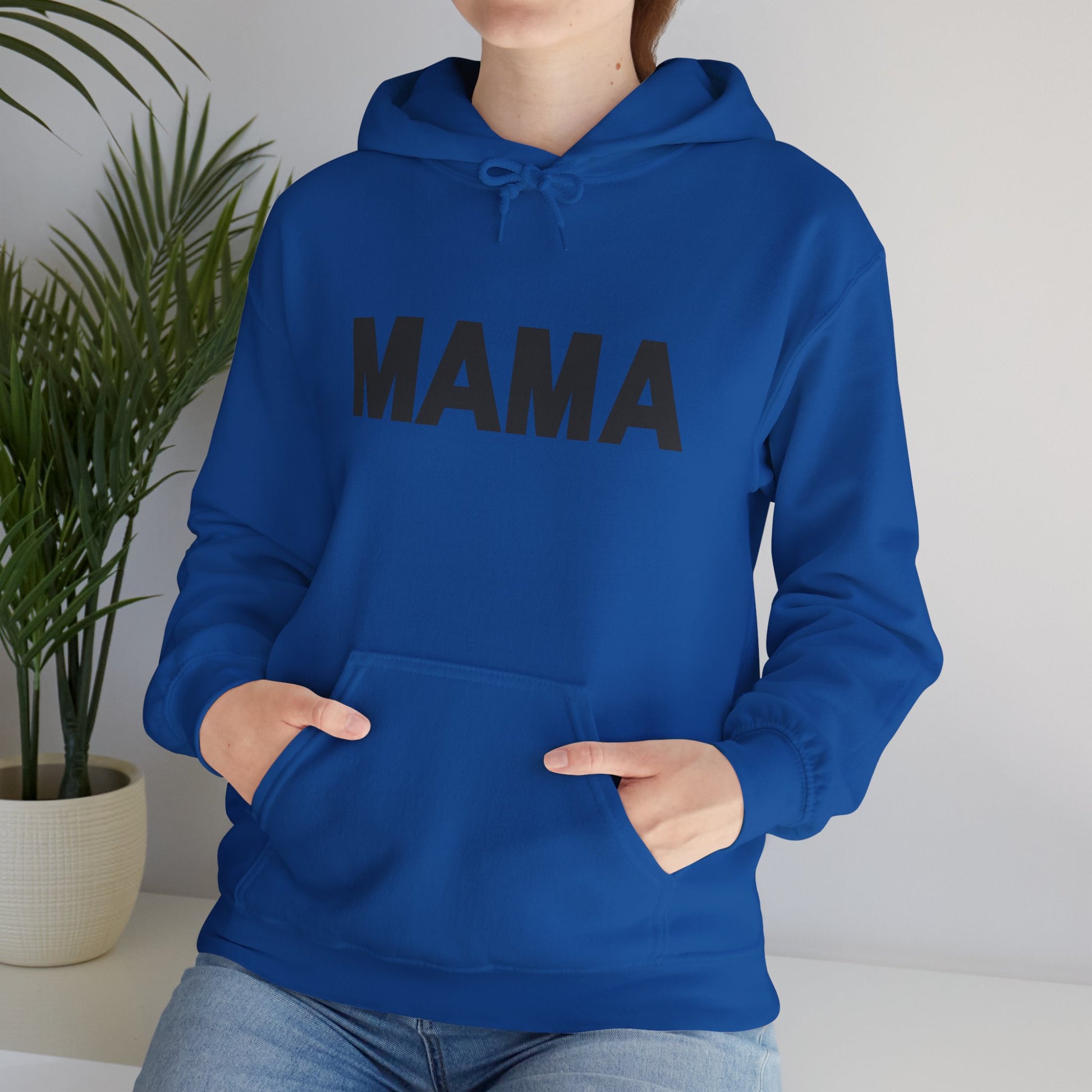 Mama Relax and Drink Your Tea Unisex Hoodie, Funny Quote Sweatshirt for New Moms, Baby Showers, Tealover Gift, Mama Sleeping Design