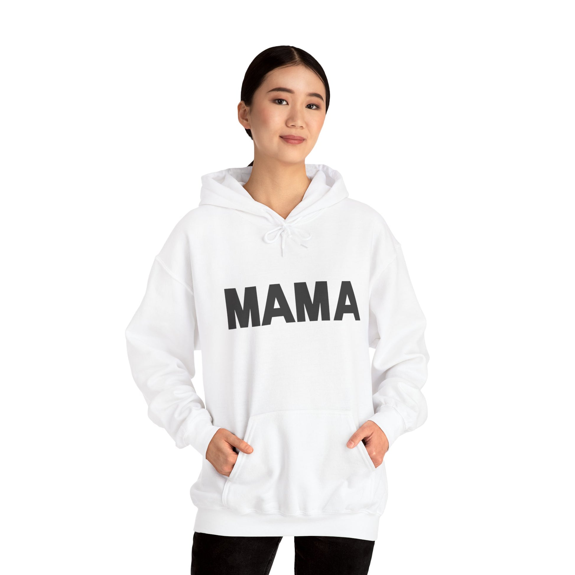 Mama Relax and Drink Your Tea Unisex Hoodie, Funny Quote Sweatshirt for New Moms, Baby Showers, Tealover Gift, Mama Sleeping Design