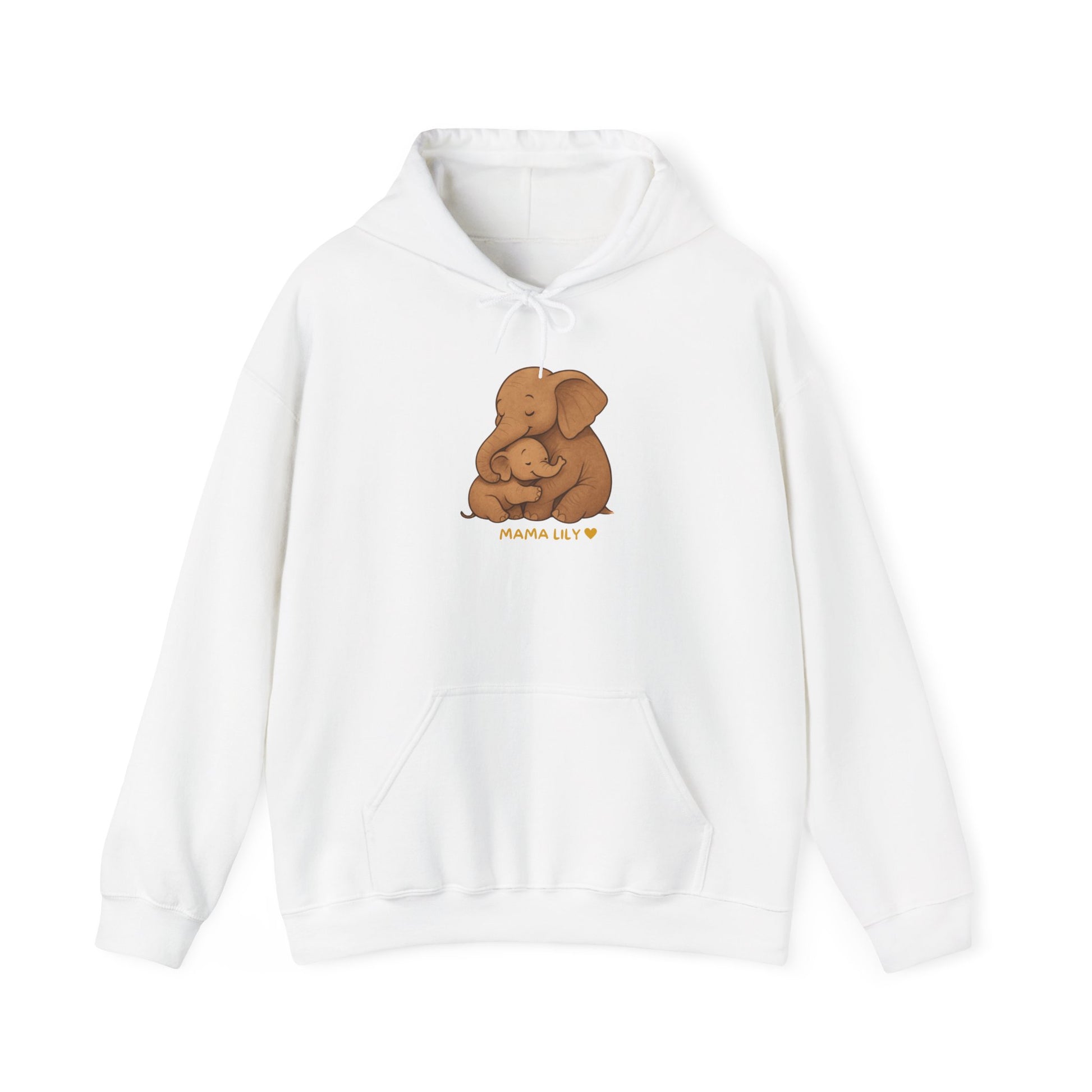 Mama You Are Enough Today and Always Hoodie, Elephant Graphics, Unisex Sweatshirt, New Mama Gift, Postpartum Shirt, Mama Bear Apparel
