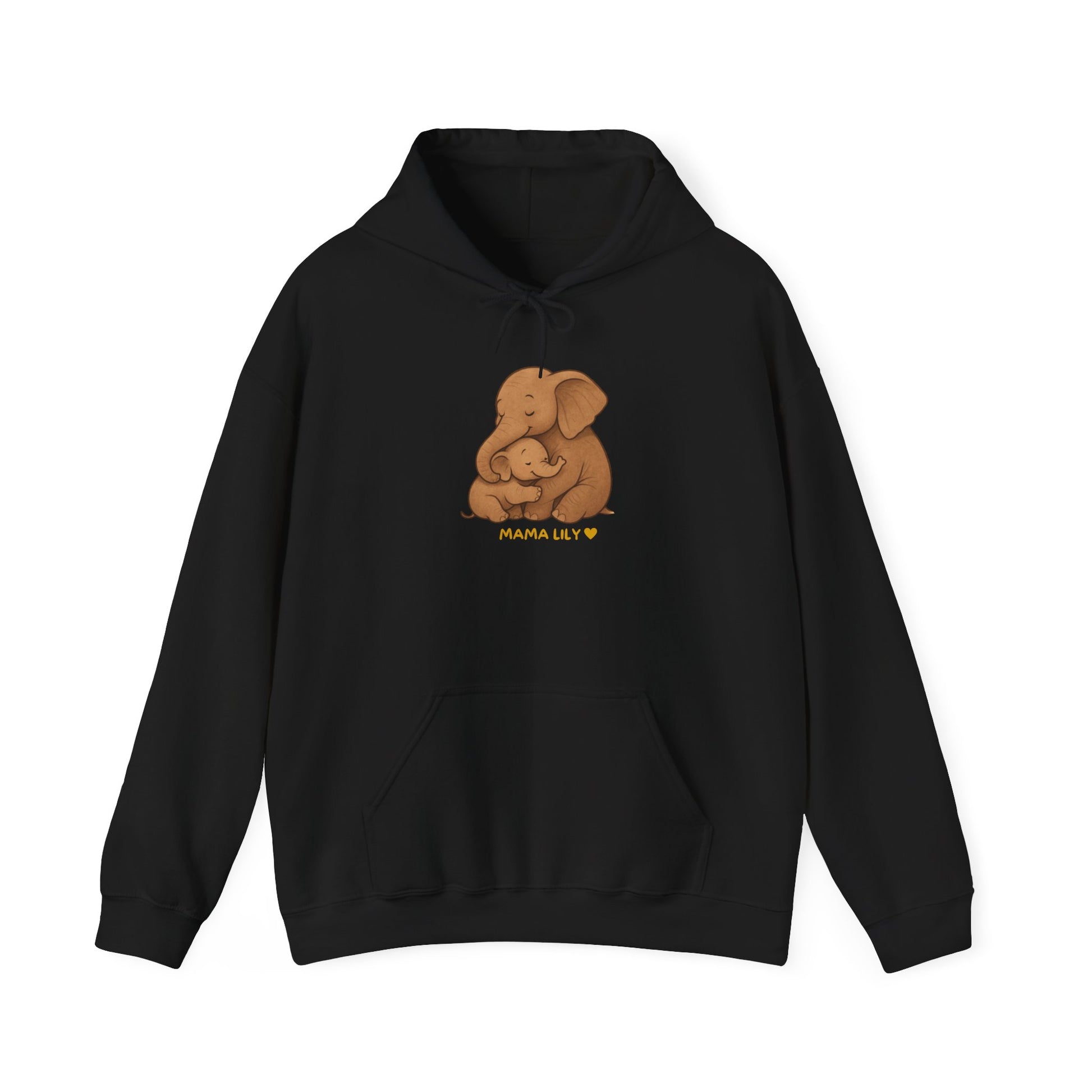 Mama You Are Enough Today and Always Hoodie, Elephant Graphics, Unisex Sweatshirt, New Mama Gift, Postpartum Shirt, Mama Bear Apparel