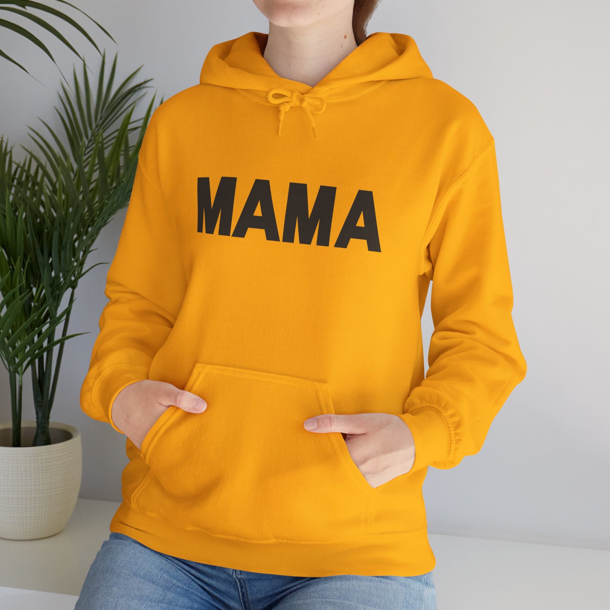 Mama Relax and Drink Your Tea Unisex Hoodie, Funny Quote Sweatshirt for New Moms, Baby Showers, Tealover Gift, Mama Sleeping Design