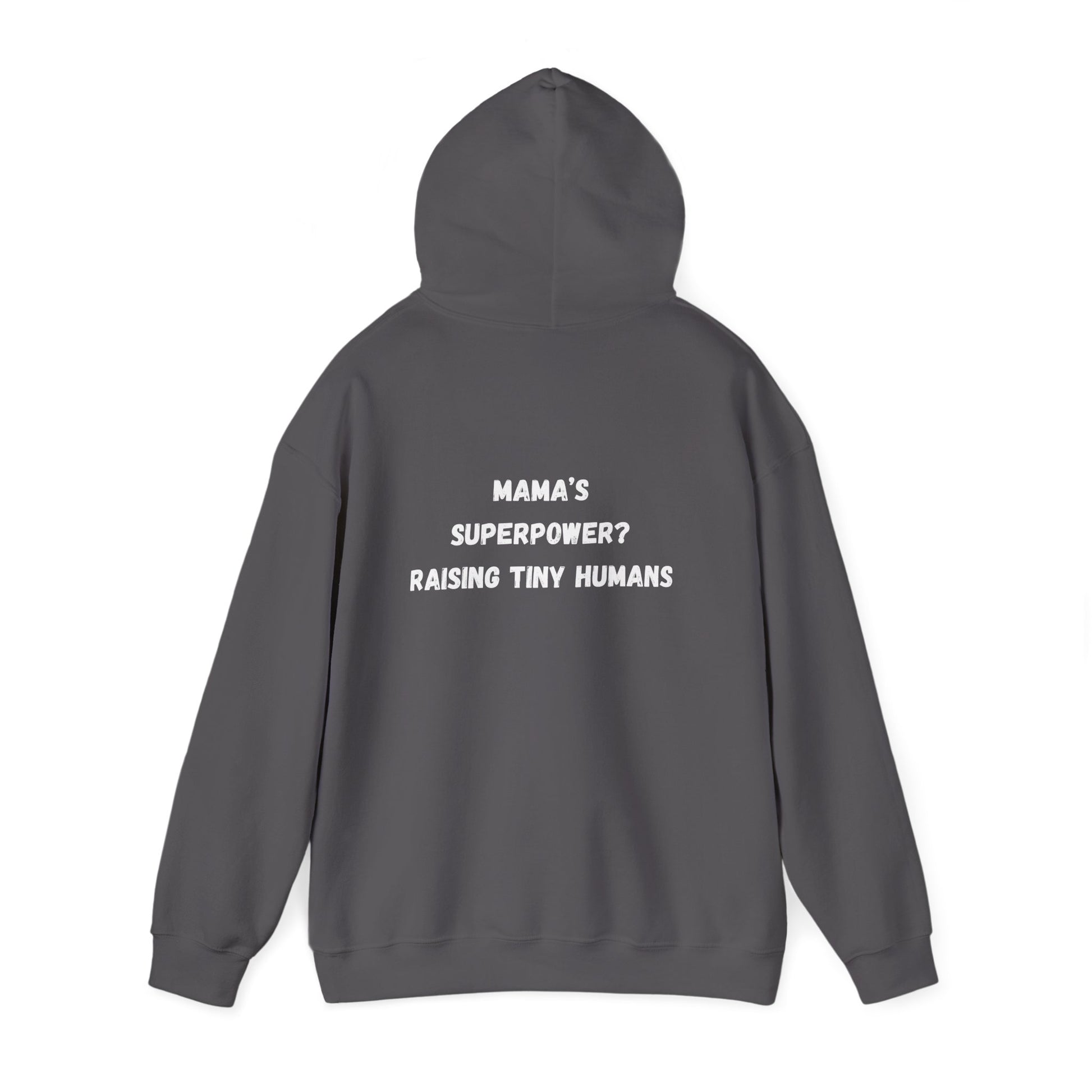 Mama Superpower Hoodie  Raising Tiny Humans Personalized New Mom Sweatshirt Custom printed Gift for Moms Motherhood Hoodie