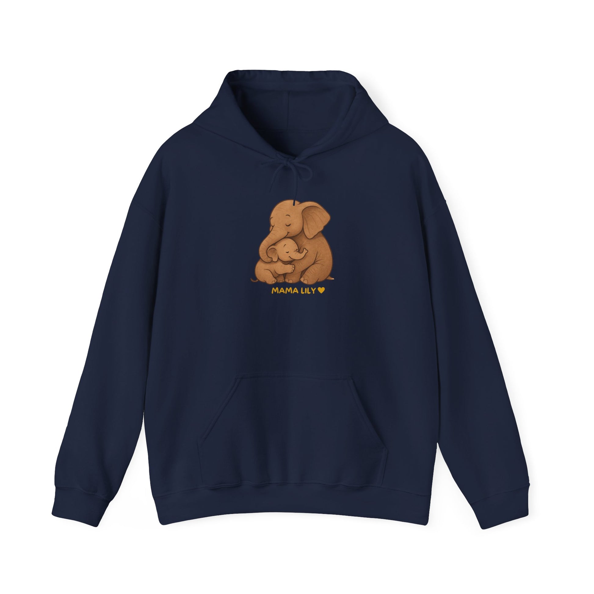 Mama You Are Enough Today and Always Hoodie, Elephant Graphics, Unisex Sweatshirt, New Mama Gift, Postpartum Shirt, Mama Bear Apparel