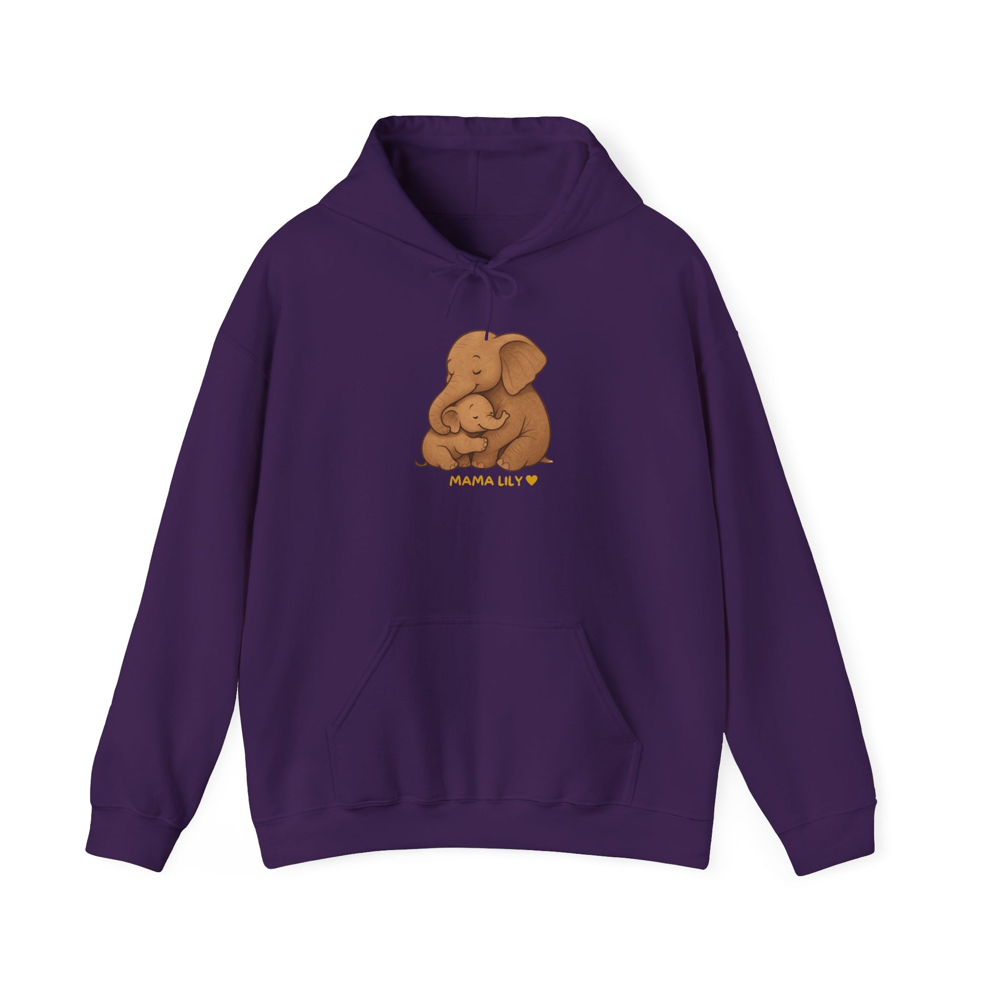 Mama You Are Enough Today and Always Hoodie, Elephant Graphics, Unisex Sweatshirt, New Mama Gift, Postpartum Shirt, Mama Bear Apparel