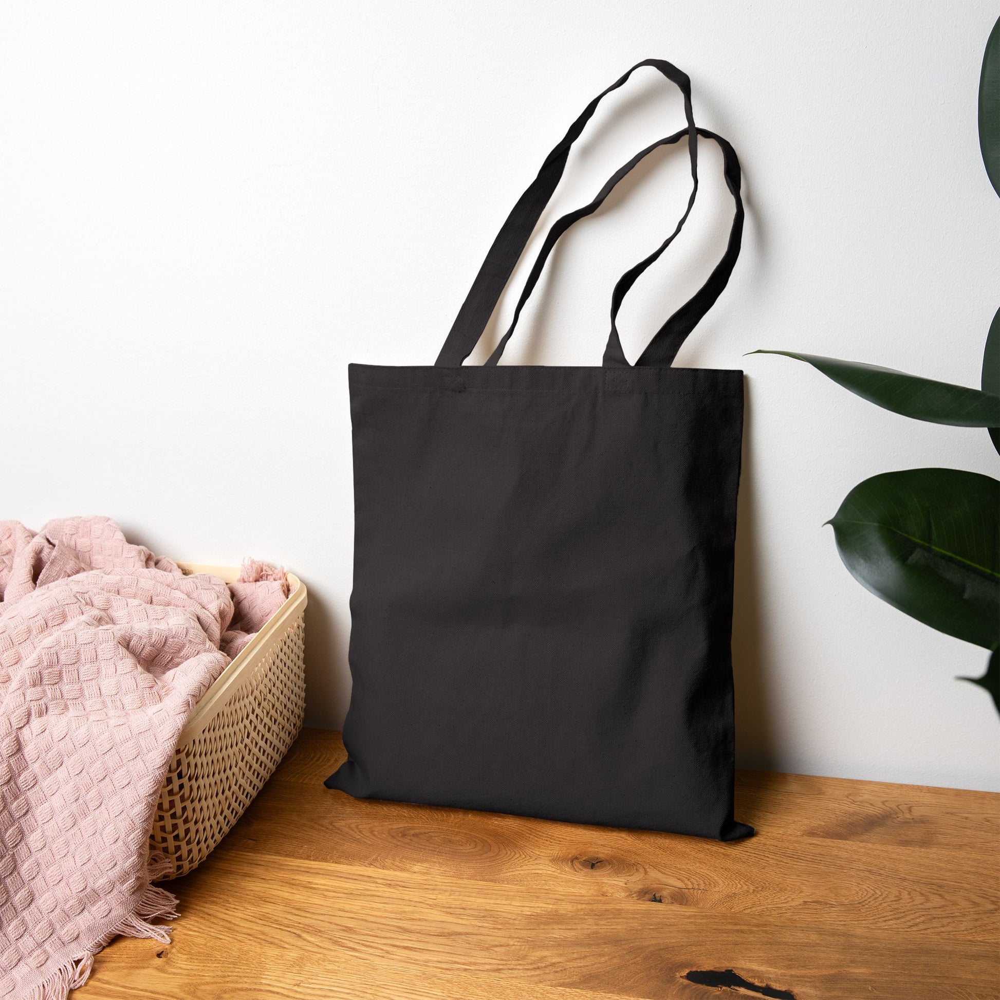Cotton Canvas Tote Bag - Rest Day Off I am momma on 24/7 duty, Funny personalized gift for mom