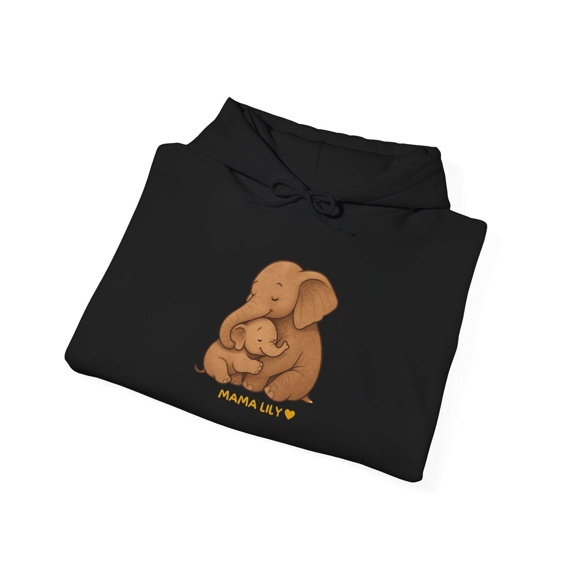 Mama You Are Enough Today and Always Hoodie, Elephant Graphics, Unisex Sweatshirt, New Mama Gift, Postpartum Shirt, Mama Bear Apparel