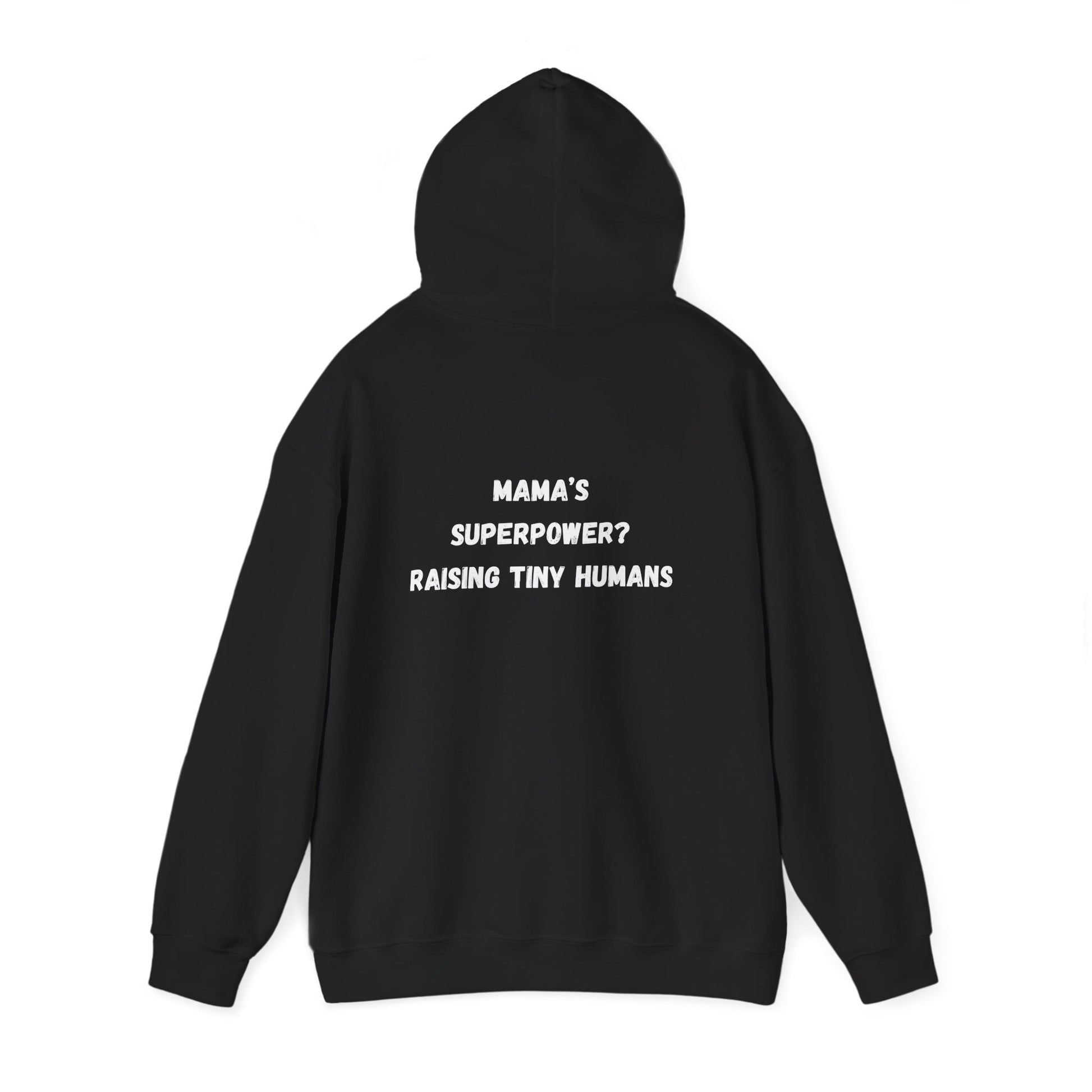 Mama Superpower Hoodie  Raising Tiny Humans Personalized New Mom Sweatshirt Custom printed Gift for Moms Motherhood Hoodie