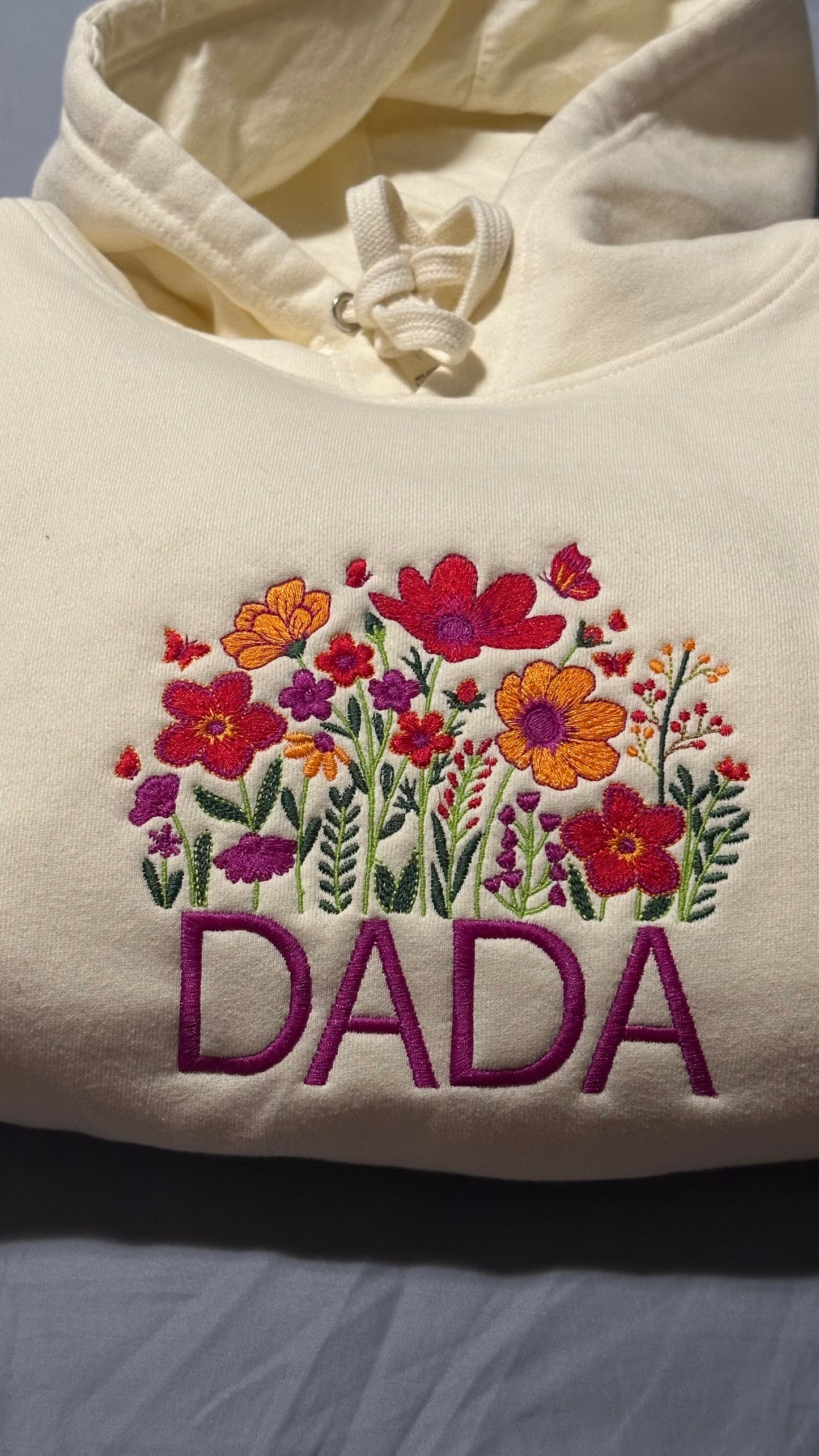 Wildflower Dad Embroidered Hoodie