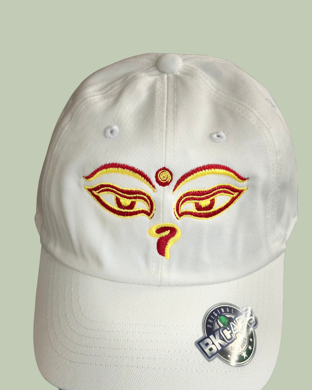 Buddha Eye Embroidered Dad Hat – Mindfulness & Meditation Cotton Unstructured Cap