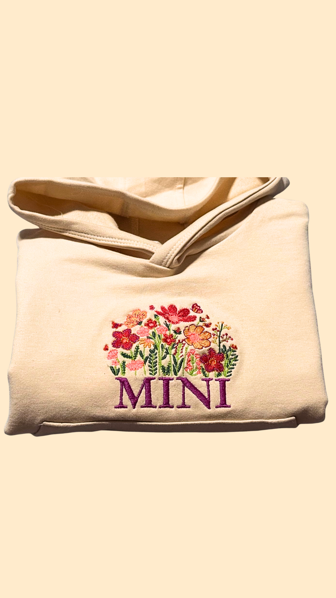 Mini Wildflower Hoodie for Toddler 12-18 Months | Cute Baby Hoodie