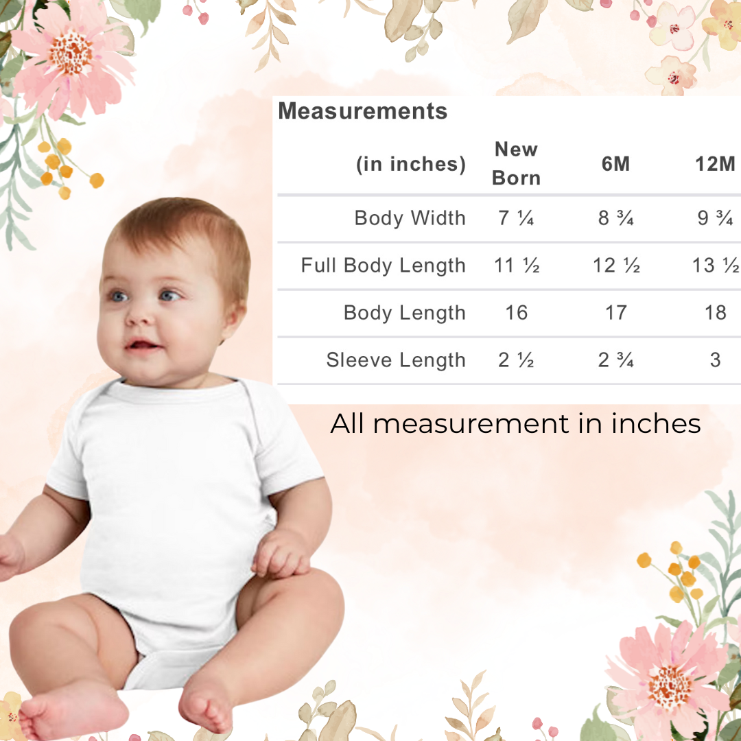Baby Krishna Janmashtami Outfit – Embroidered Infant Bodysuit  First Janmashtami Baby Gift – Hindu Festival Baby Clothes 100% Cotton Onesie